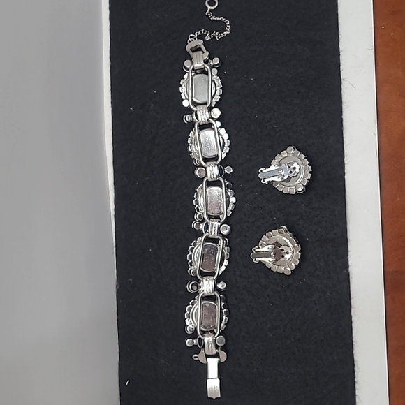 Juliana D&E Blue Green Rivaloi Margarita Rhinestone Set - Picture 7 of 14